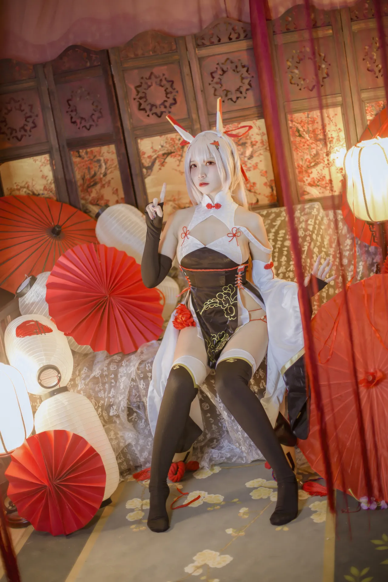 二佐Nisa - 碧蓝航线 绫波 新春旗袍-erohere0.webp